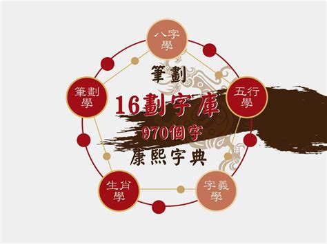 16劃|全字筆畫為16的漢字